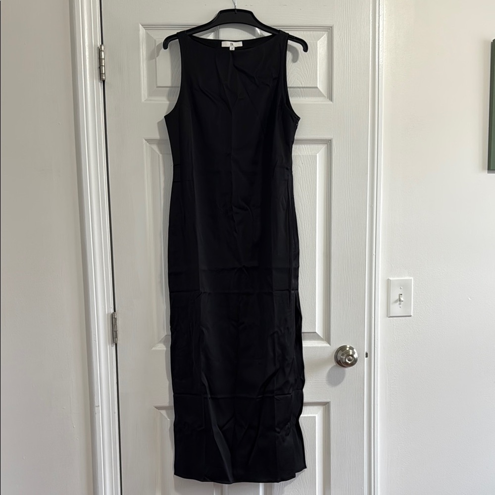 Banana republic - stretch satin column maxi dress *** petite***